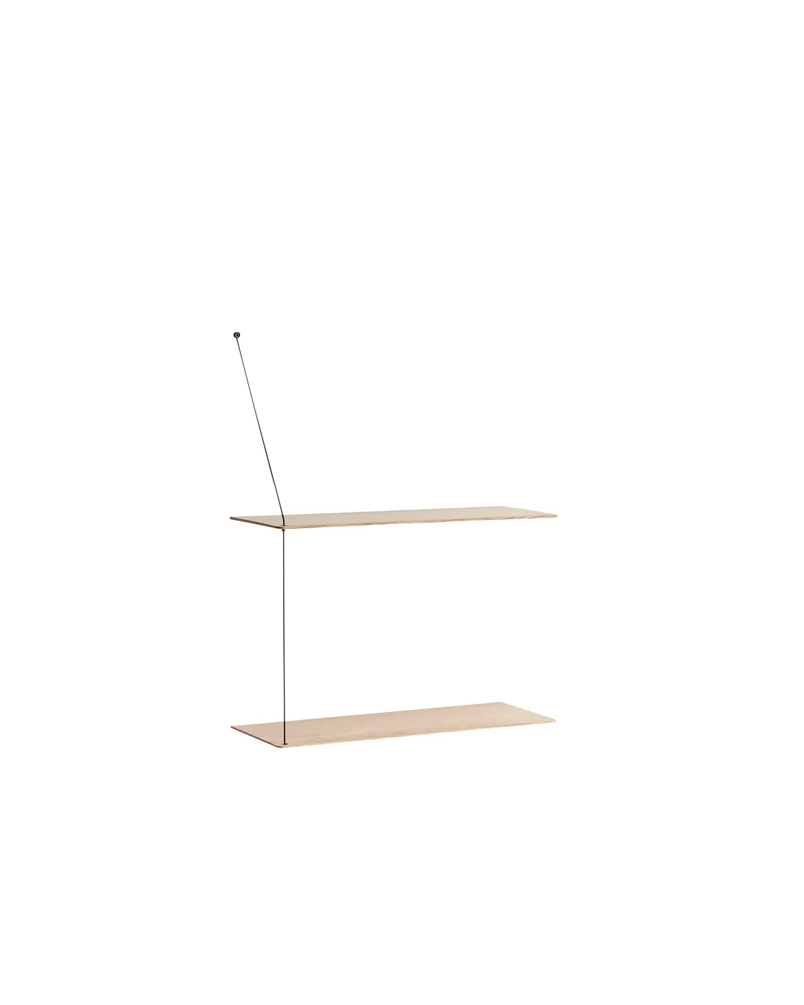 Stedge hylle, Hvitpigmentert eik, 60 cm Woud