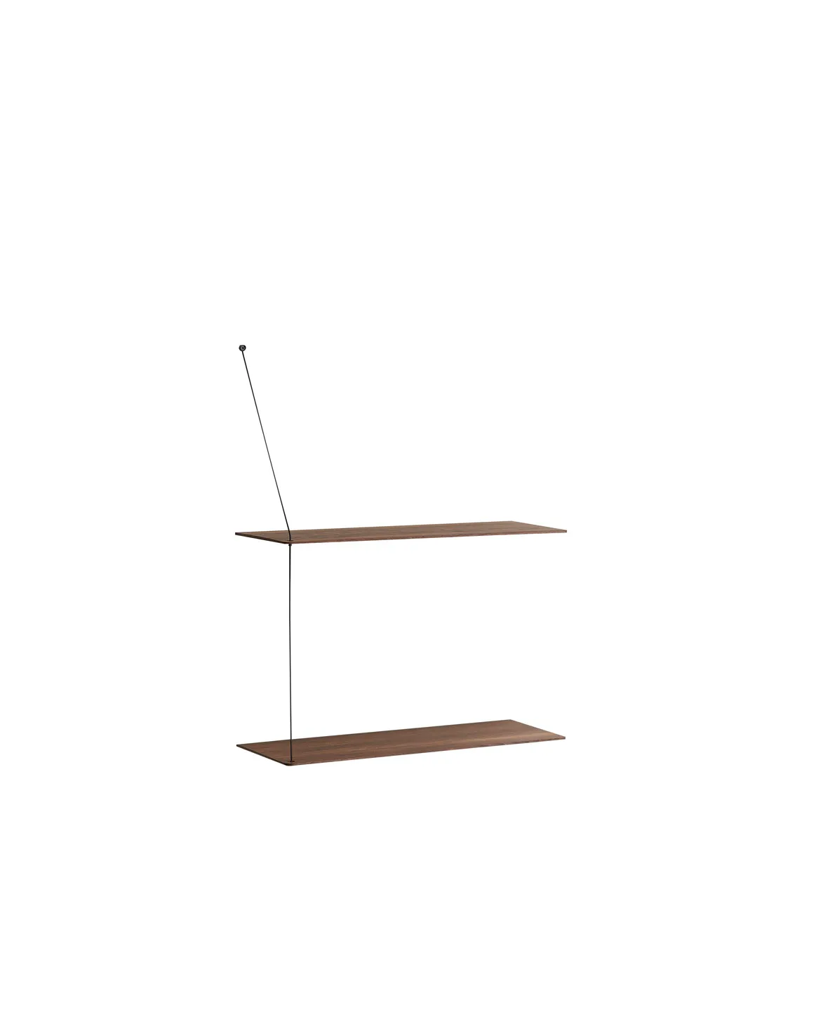Stedge hylle, Røkt eik, 60 cm Woud
