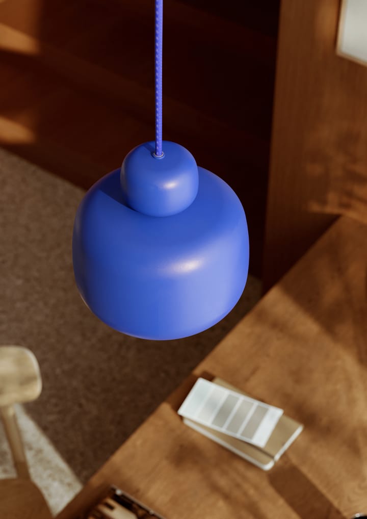 Stone taklampe small, Cobalt blue Woud