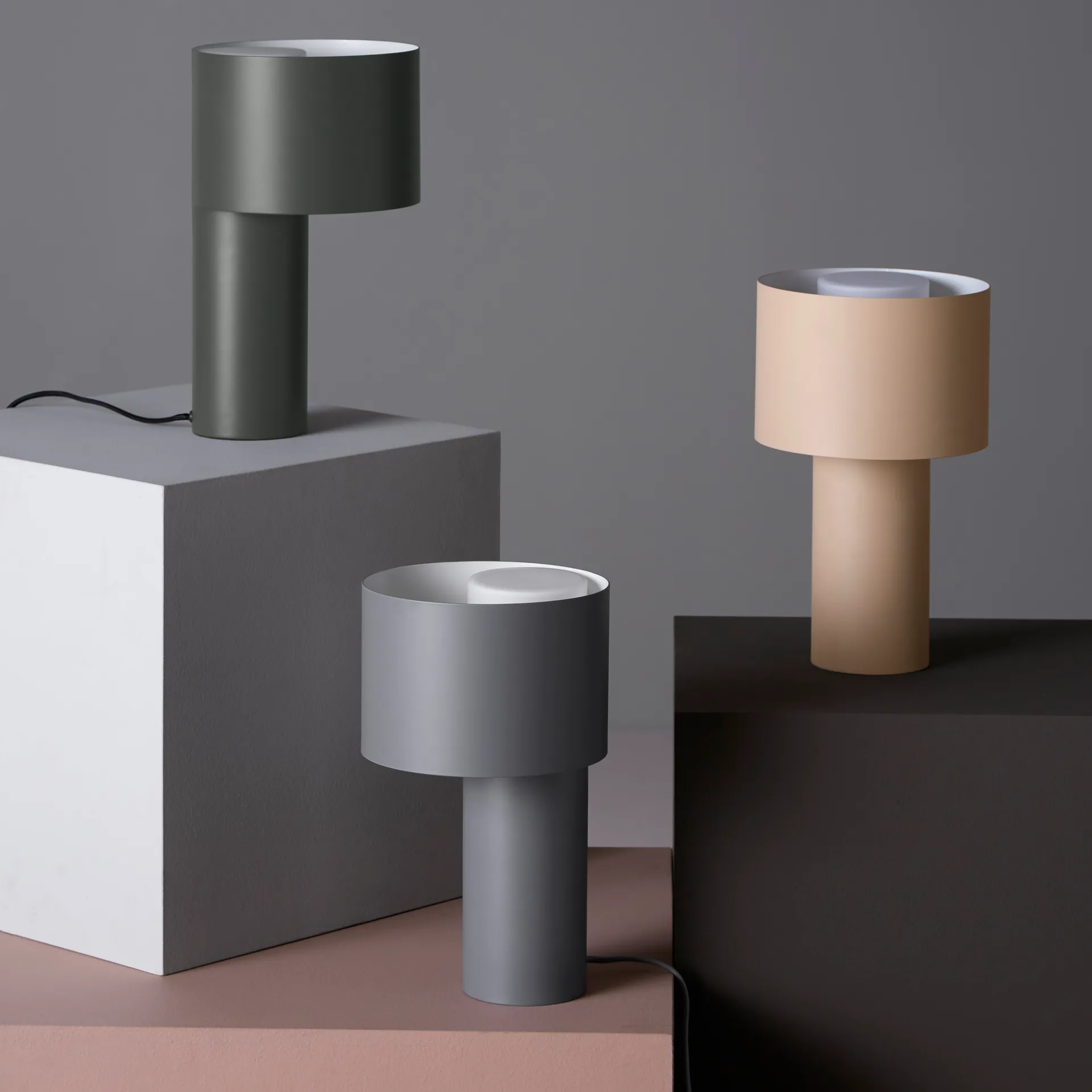 Tangent bordlampe, grønn Woud