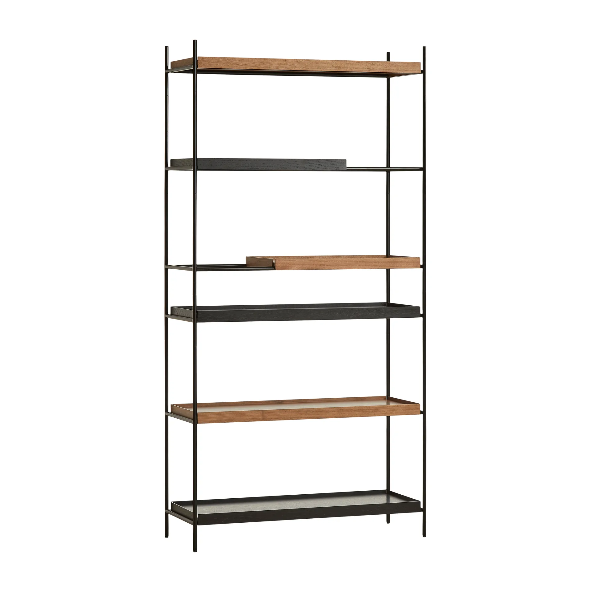 Tray hylle høy valnøtt, 100 x 201 cm, Style 2 Woud