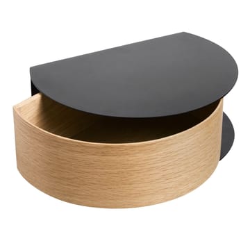 Wallie hylle - svart, eik - Woud