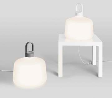 Bottle lampe - bord/gulv hvit - Zero Interiör