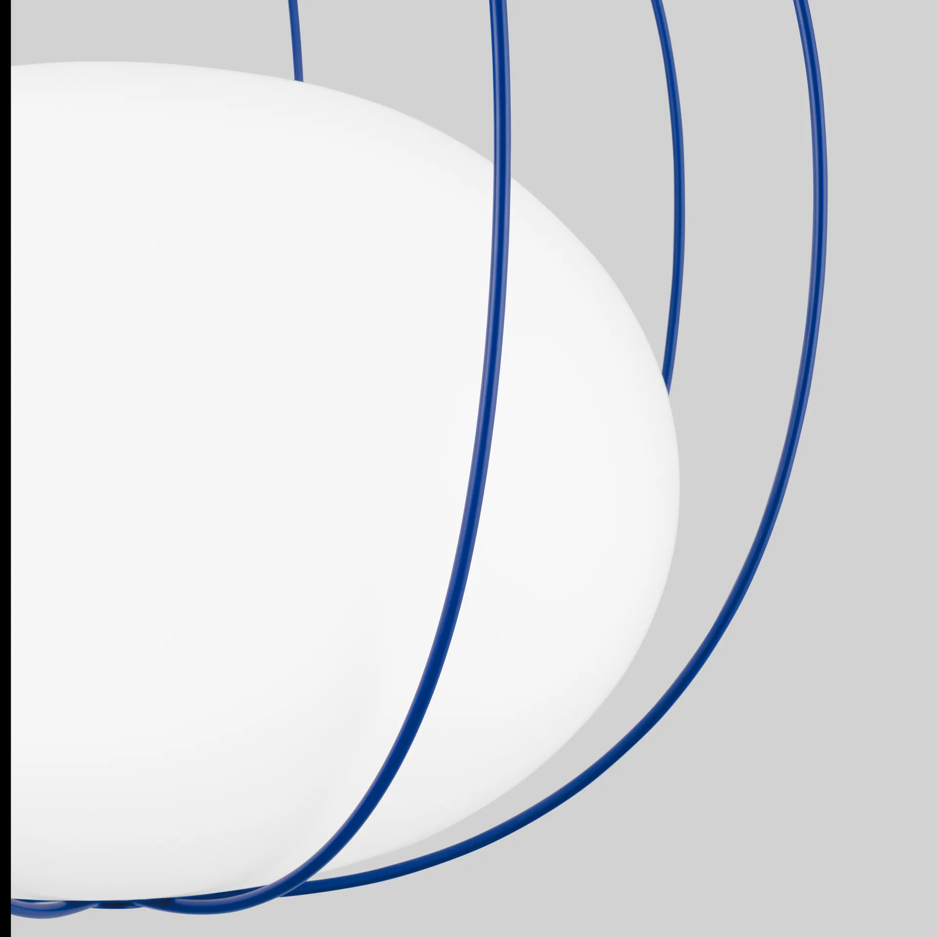 Hoop pendel, Orange-indre kuppel matt opalglass Zero Interiör