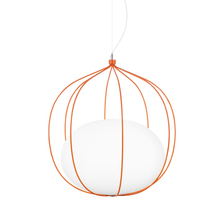 Hoop pendel - Orange-indre kuppel matt opalglass - Zero Interiör