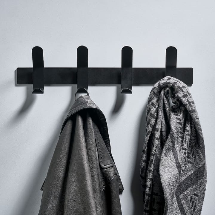 A-Rack knaggrekke, black, 4 kroker Zone Denmark