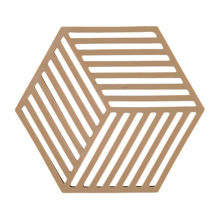 Hexagon gryteunderlag - Dark Camel - Zone Denmark