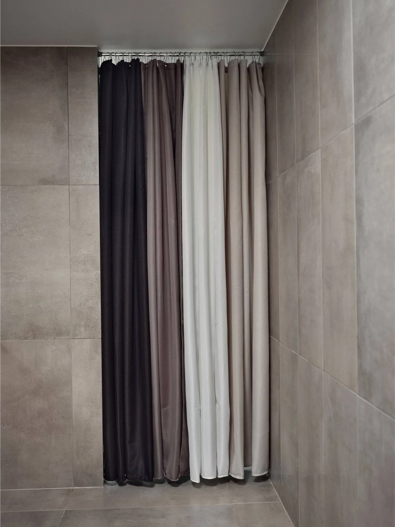 Lux dusjforheng, Black, 200x220 cm Zone Denmark