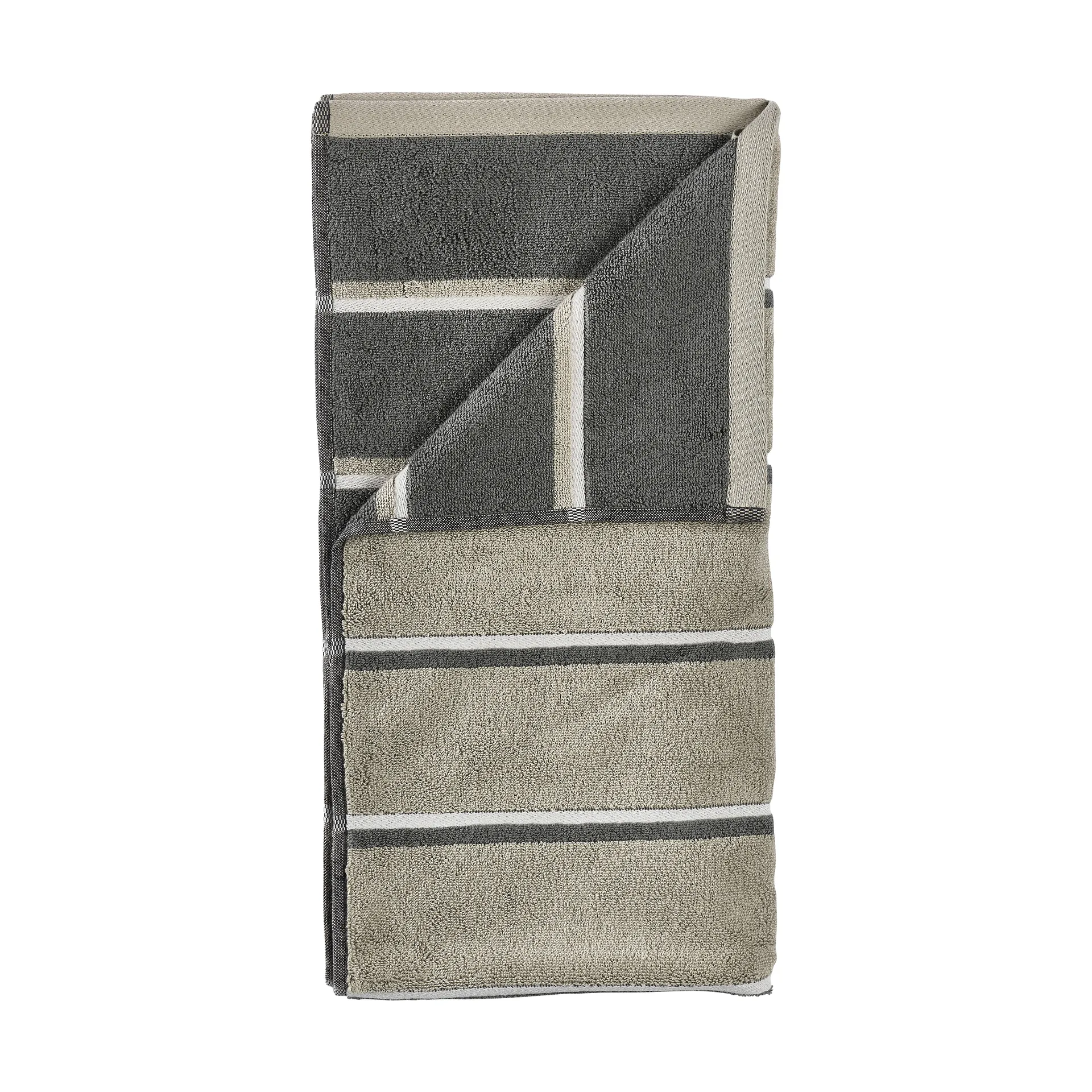 Sauna Håndkle, Eucalyptus-olive green-soft grey, 70x140 cm Zone Denmark
