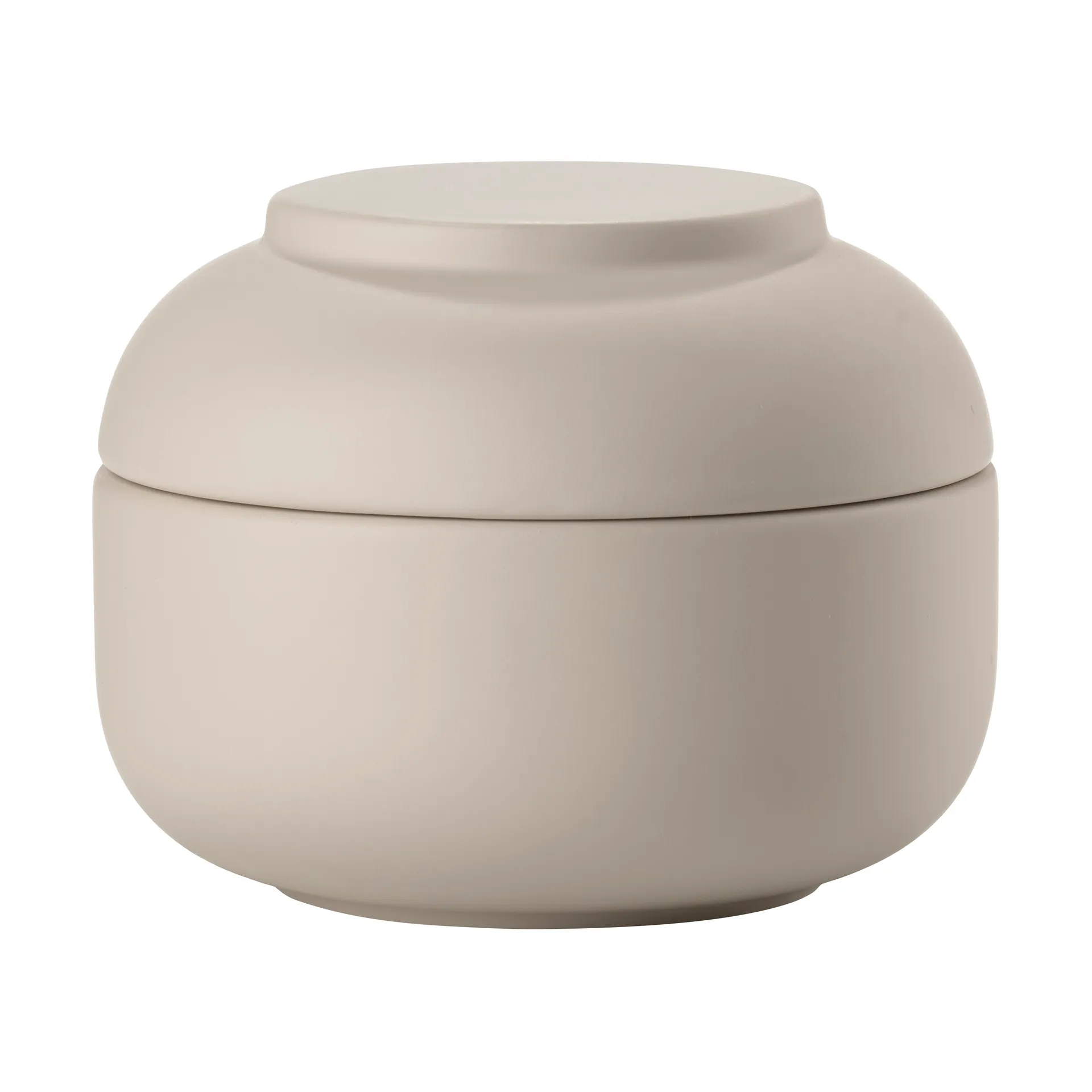 Sensu boks med lokk Ø10,5x7,5 cm, Sand Zone Denmark