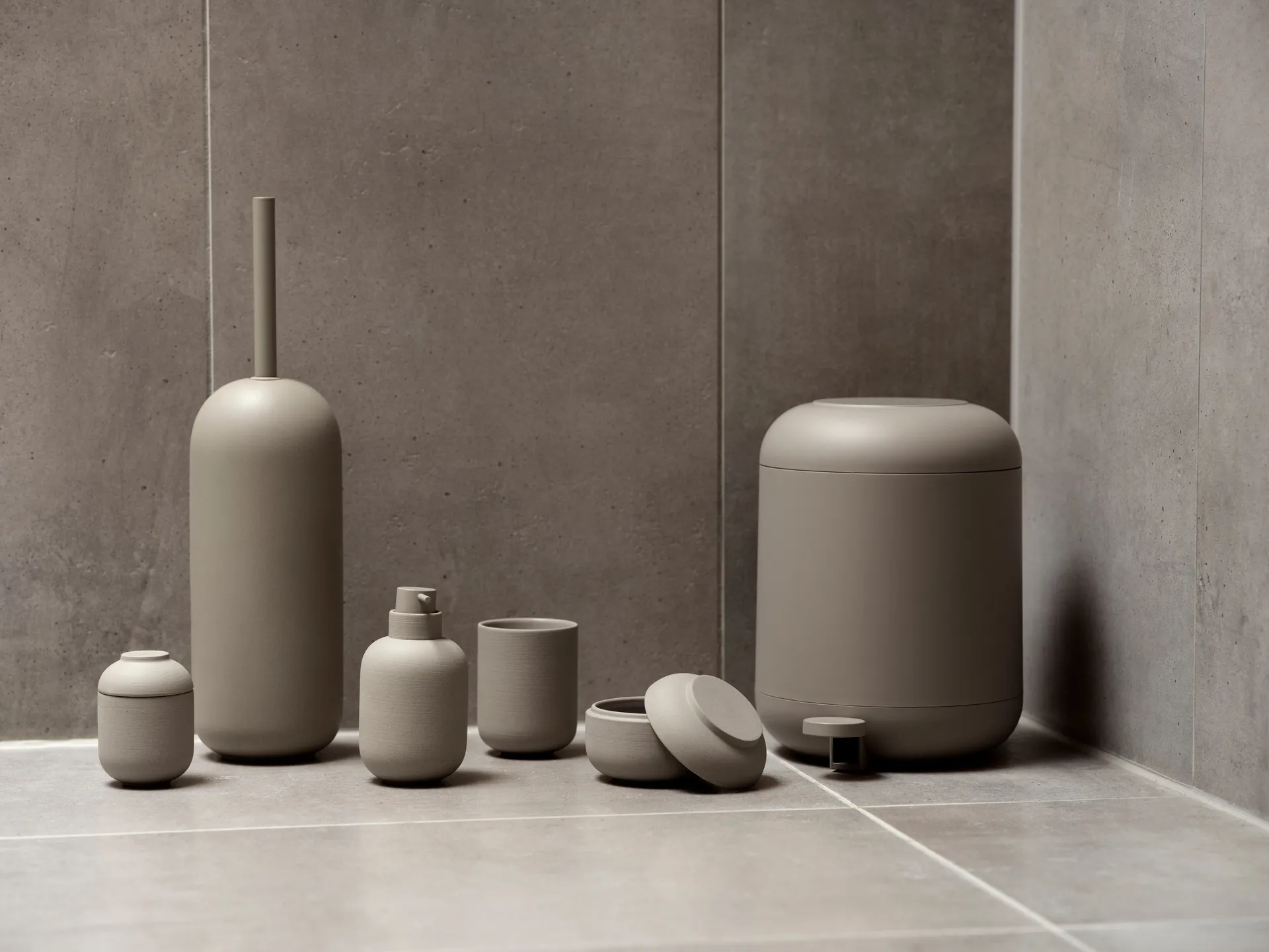 Sensu pedalbøtte 4 L, Taupe Zone Denmark