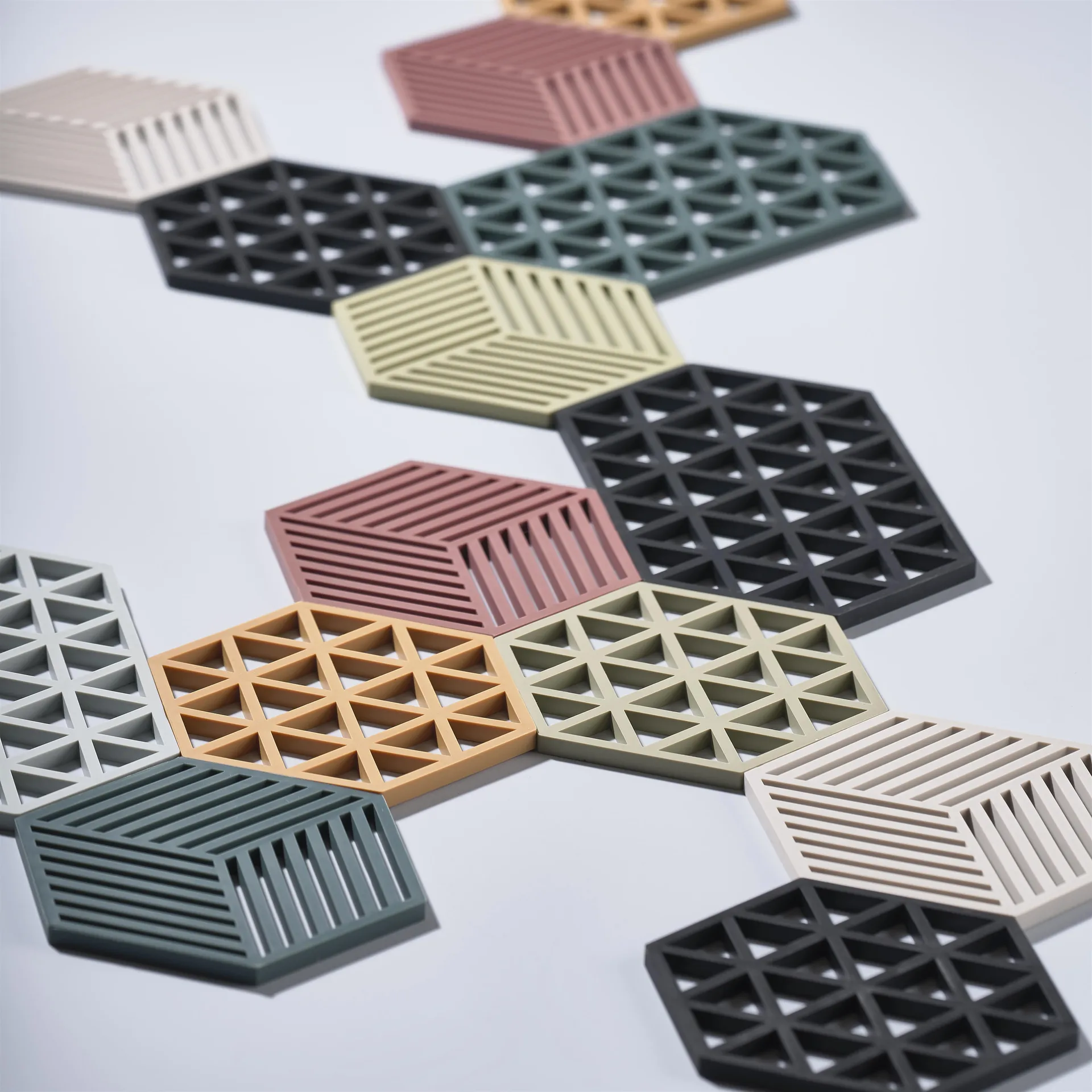 Triangle gryteunderlag, cool grey Zone Denmark