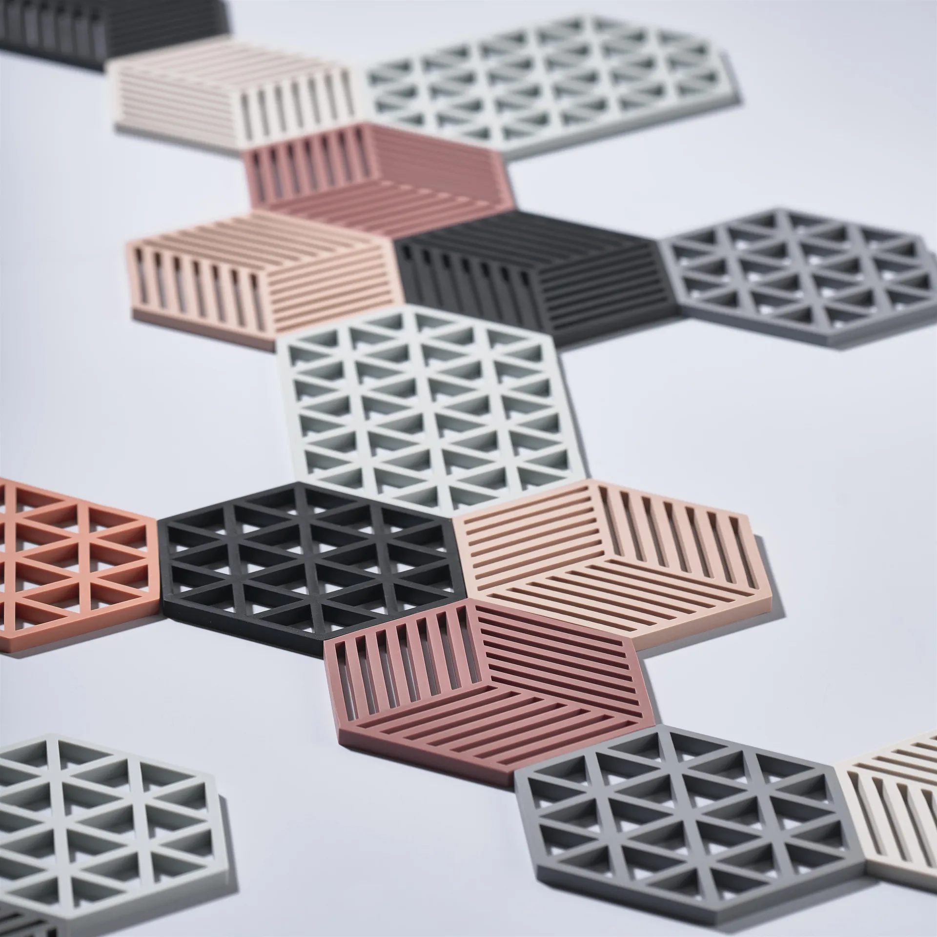 Triangle gryteunderlag, cool grey Zone Denmark