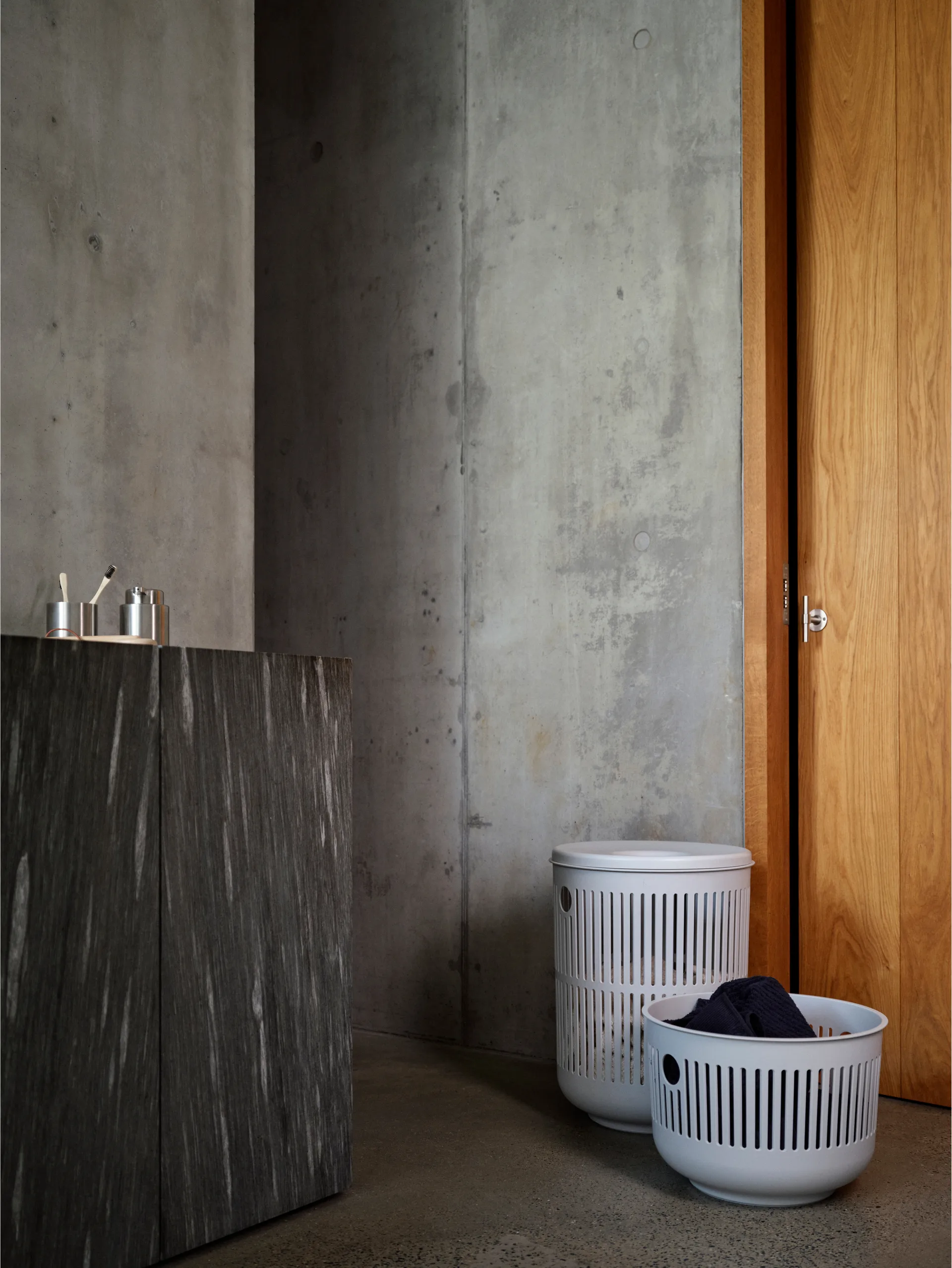 Ume skittentøyskurv Ø40x29 cm, Soft Grey Zone Denmark