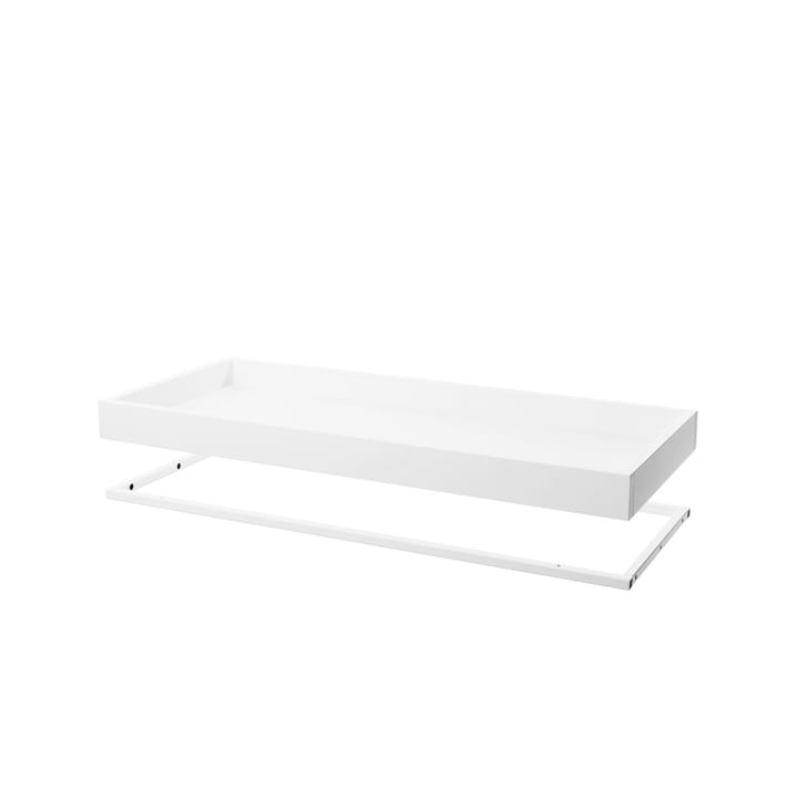 Molto hylle 840 - hvit, inkl. hvit metallramme - Zweed